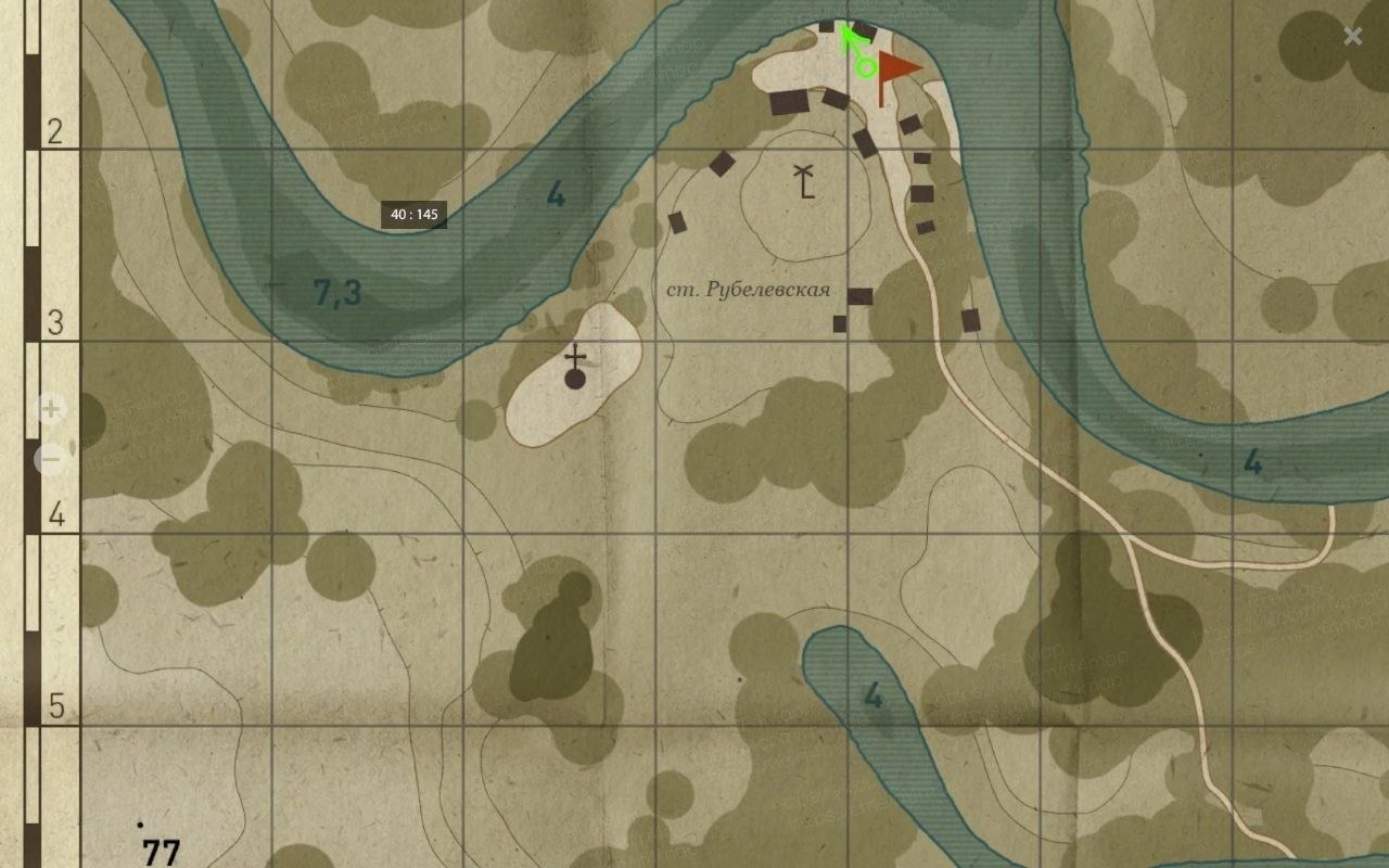 Seversky Donets River — Map