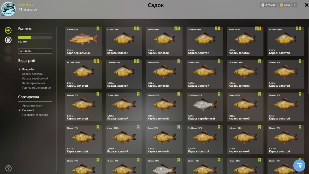 Озеро Комариное — Садок