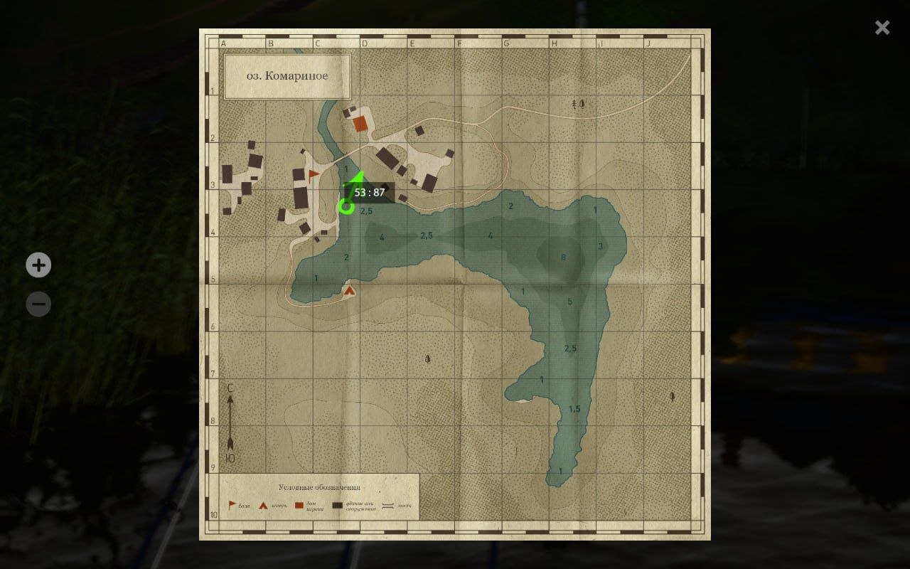 Mosquito Lake — Map