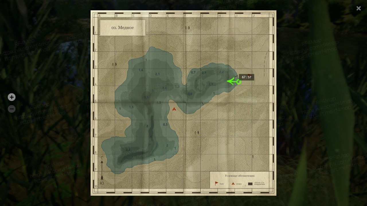 Copper Lake — Map