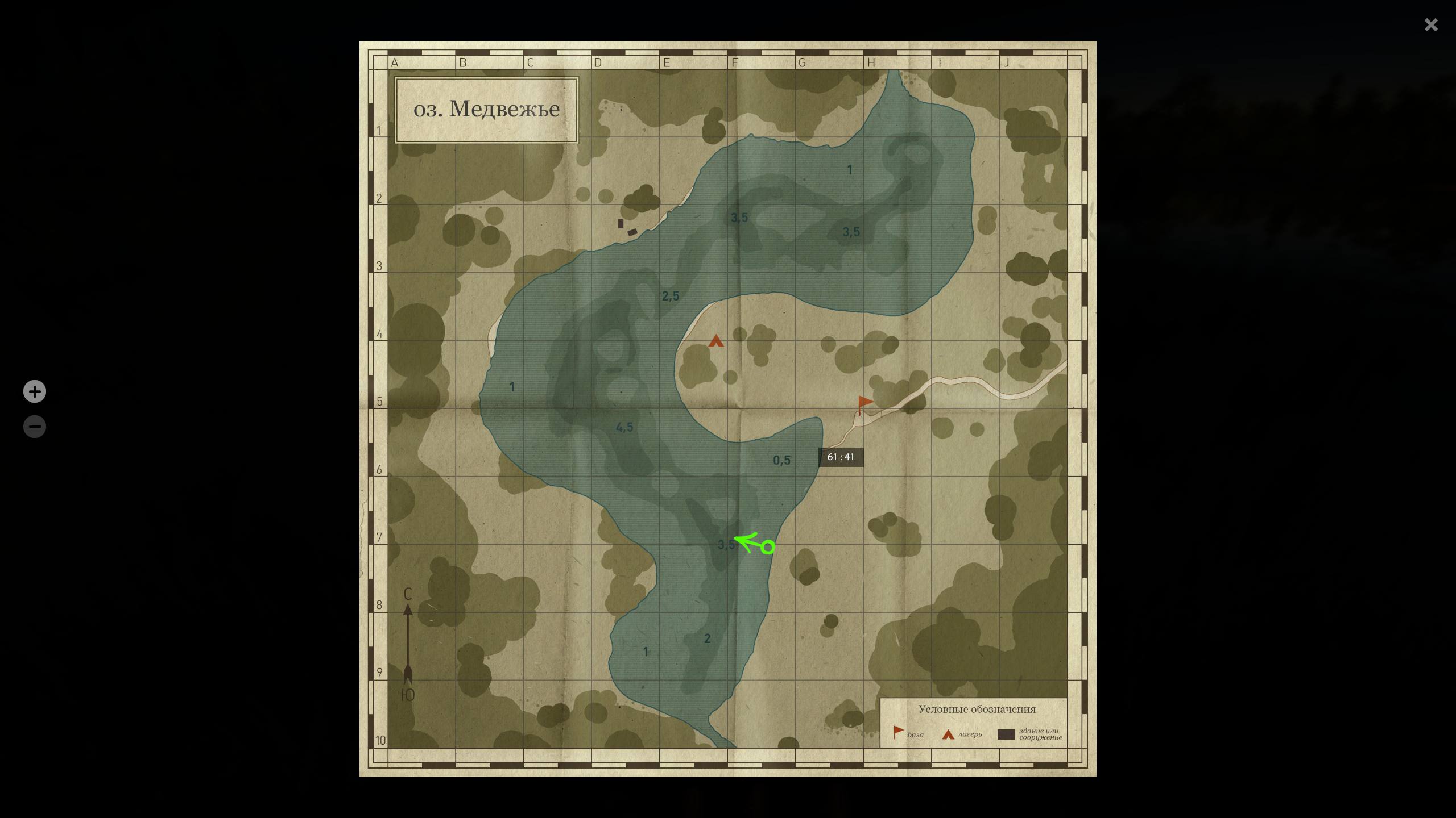 Bear Lake — Map