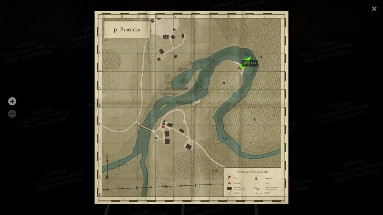 Winding Rivulet — Map