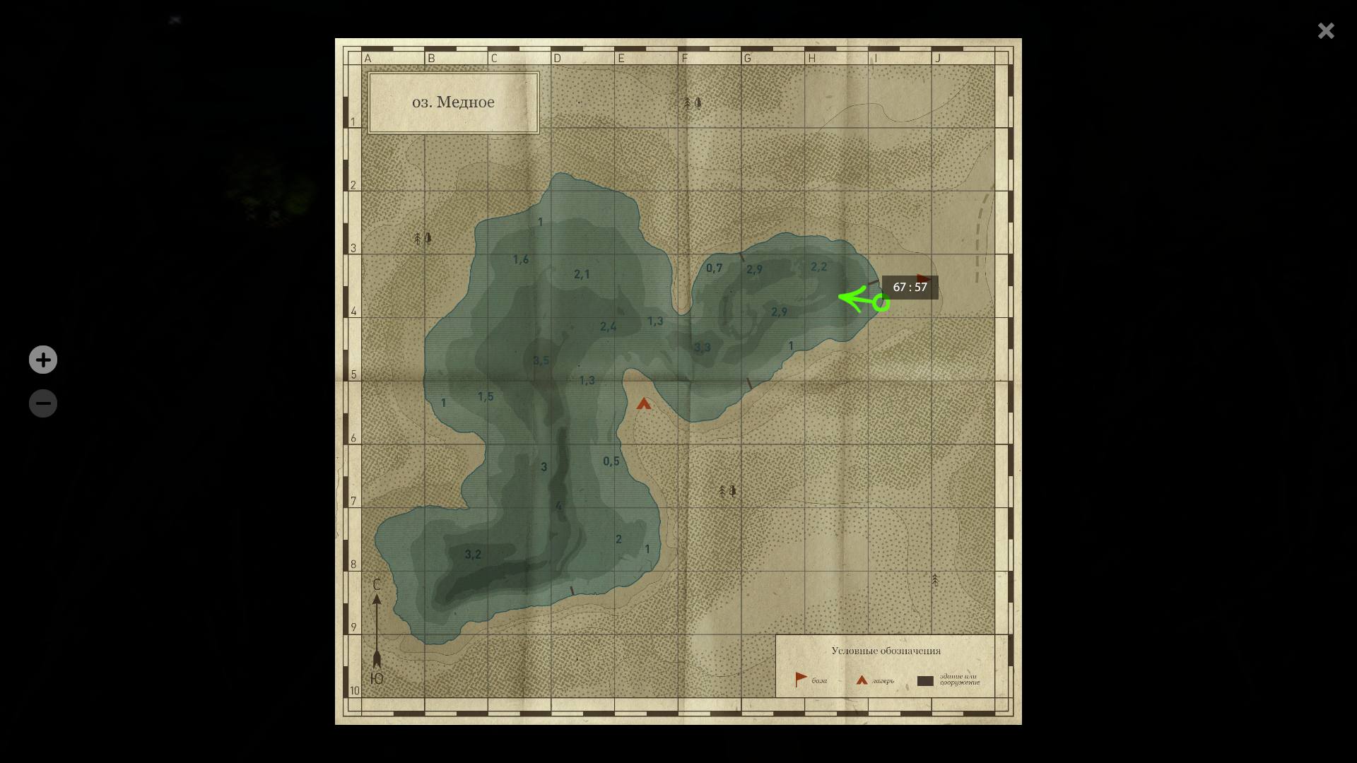 Map — Copper Lake
