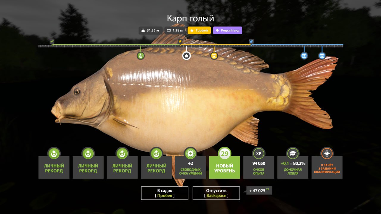 Трофей — Озеро Медное