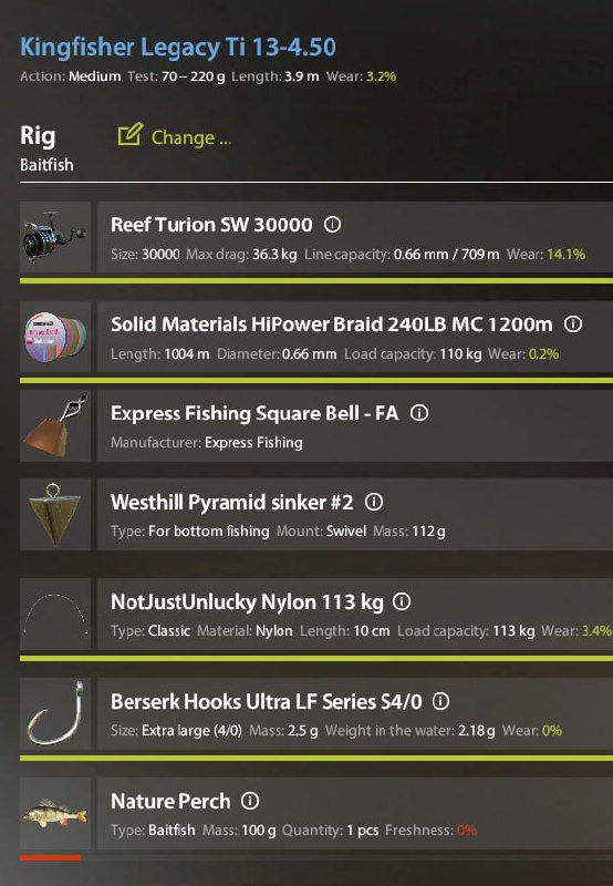 Rig (feeder) — Akhtuba River