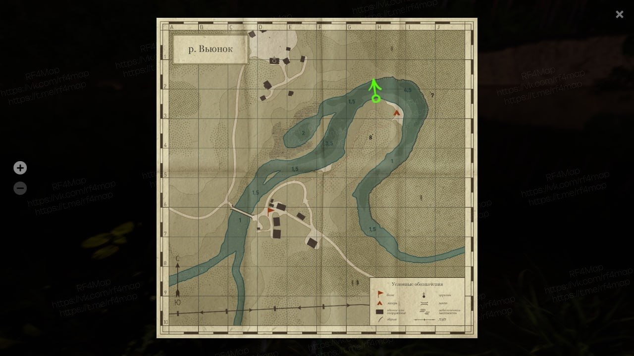 Winding Rivulet — Map