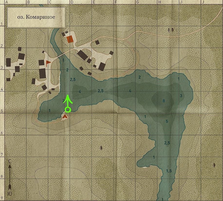 Mosquito Lake — Map