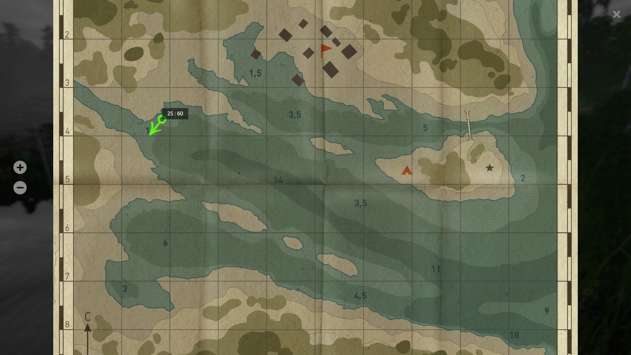 Ladoga Lake — Map