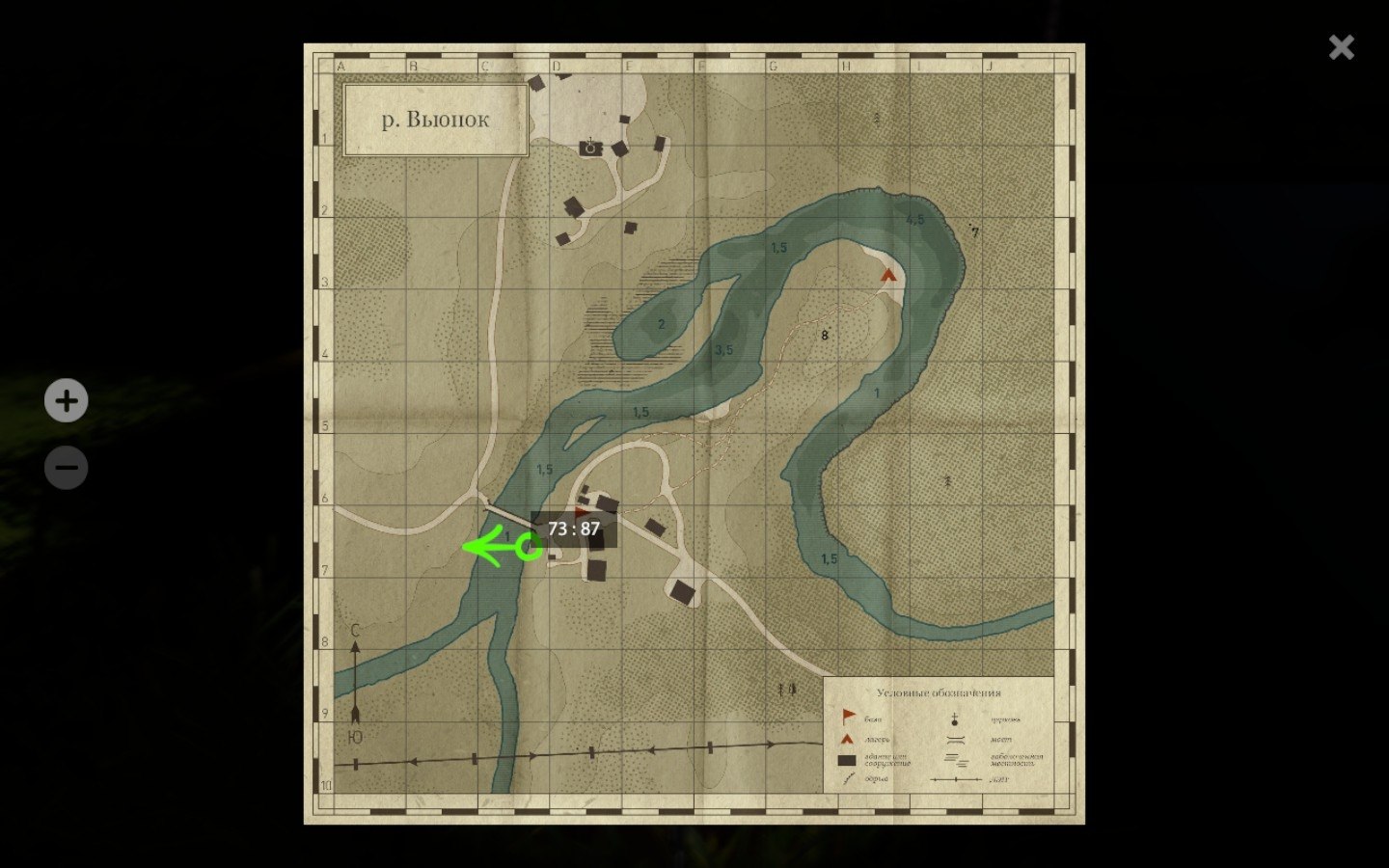 Winding Rivulet — Map