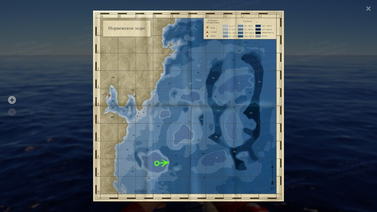 Norwegian Sea — Map