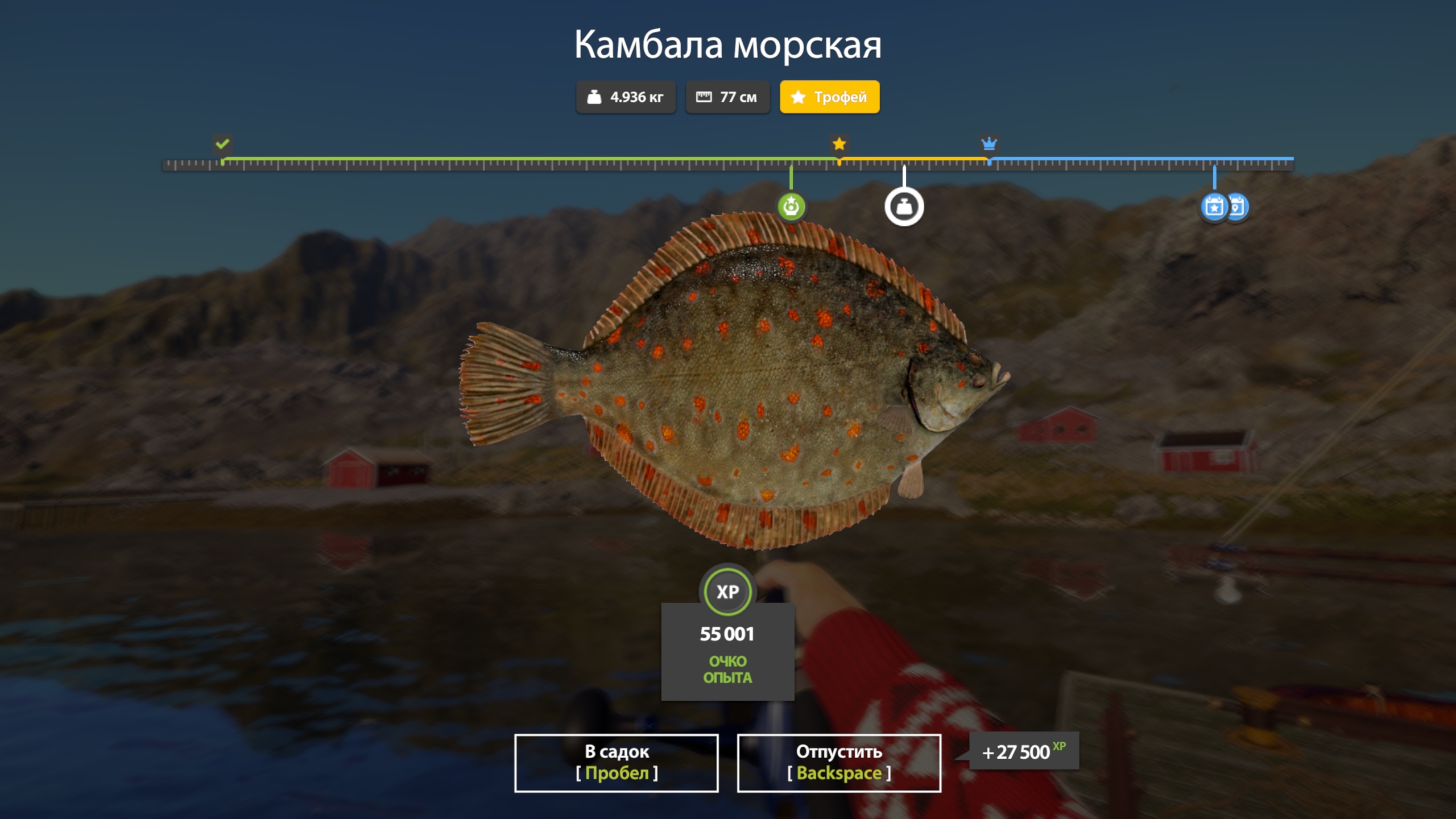 Норвежское море — Трофей