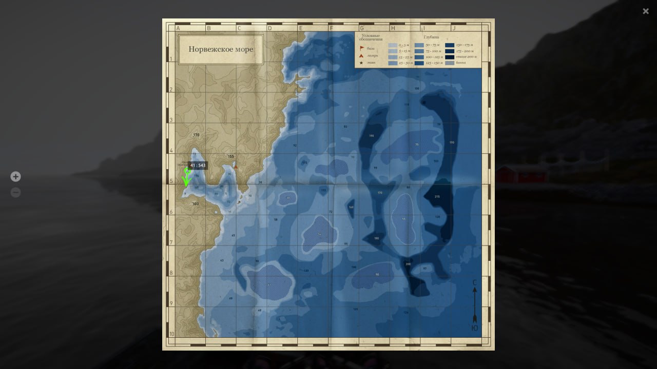 Норвежское море — Карта