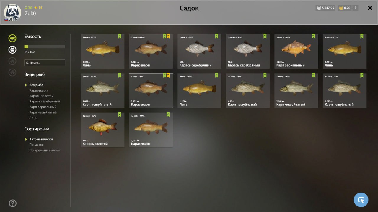 Садок — Озеро Медное