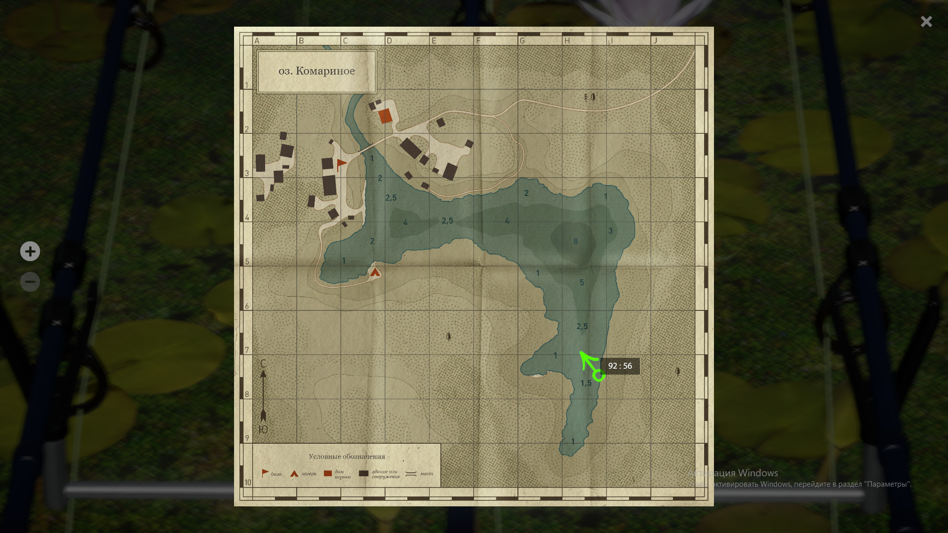 Mosquito Lake — Map