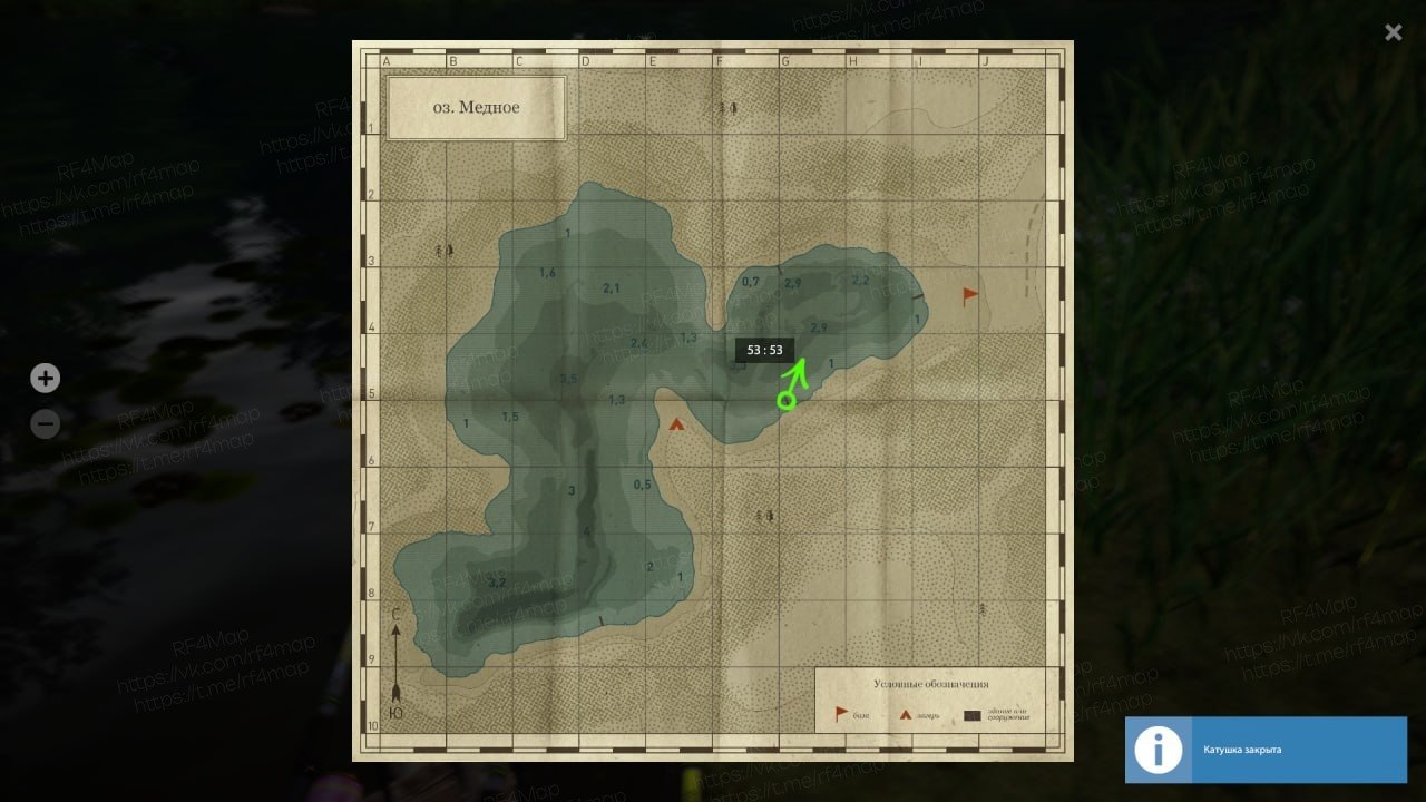 Copper Lake — Map