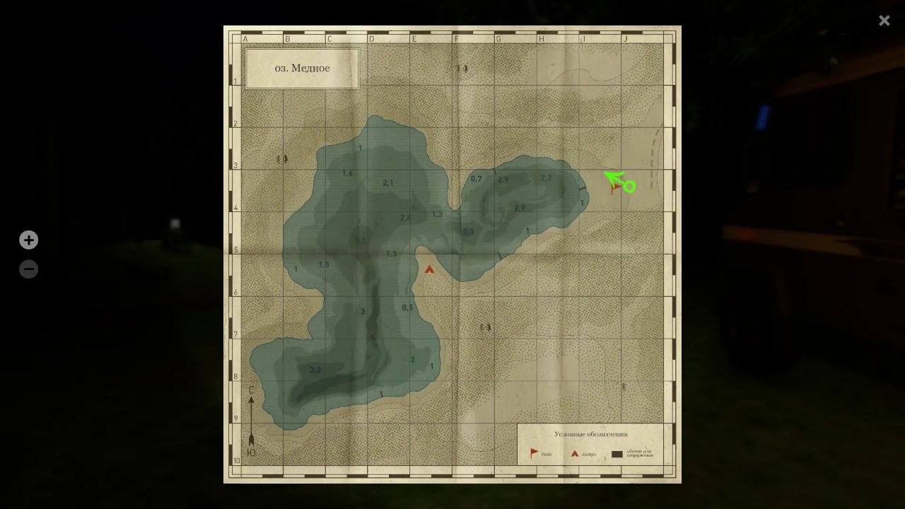 Copper Lake — Map