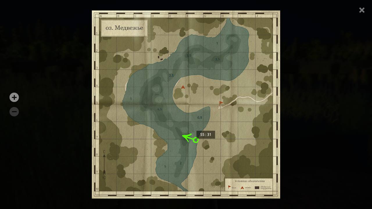 Bear Lake — Map