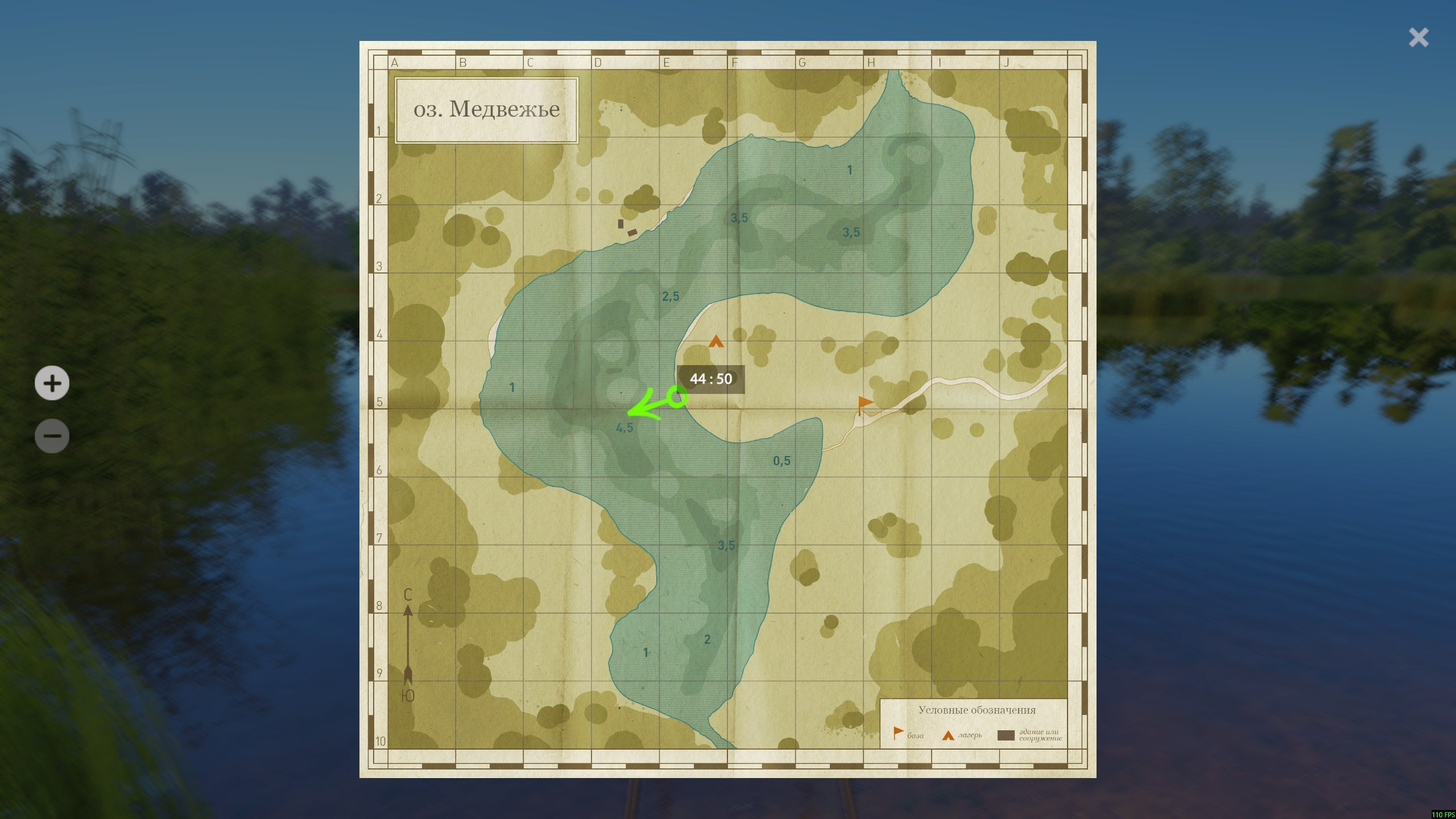 Bear Lake — Map