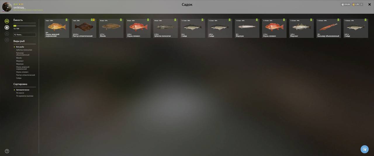 Садок — Норвежское море