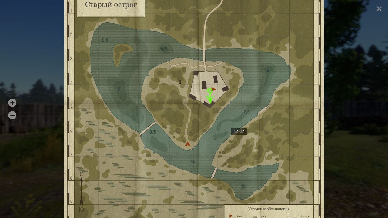 Озеро Старый Острог — Карта