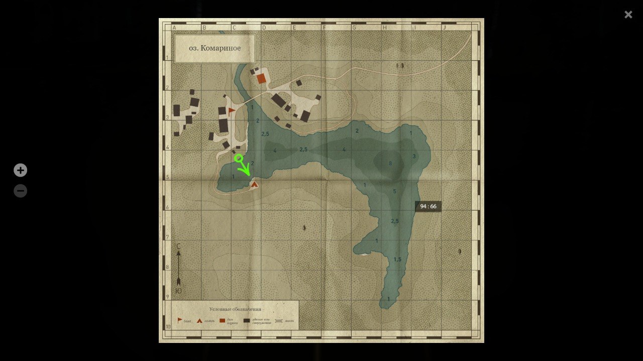 Mosquito Lake — Map