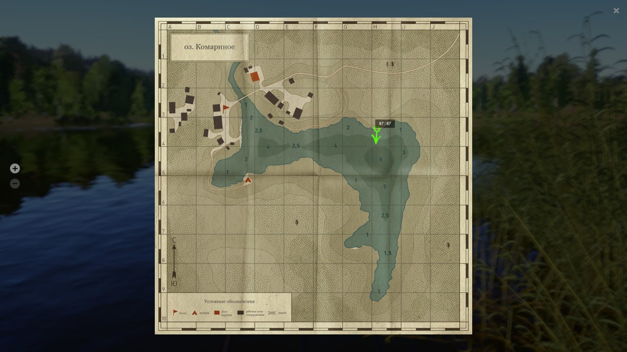Mosquito Lake — Map