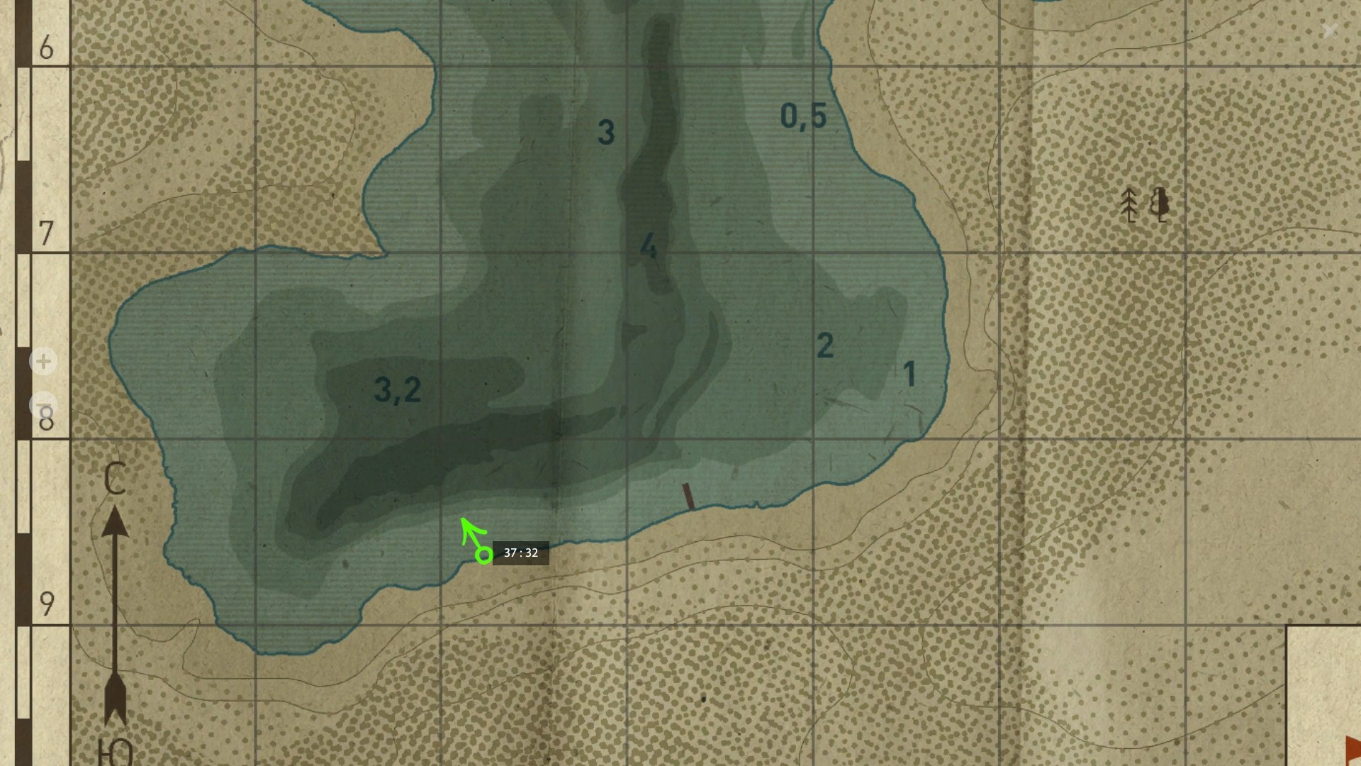 Copper Lake — Map