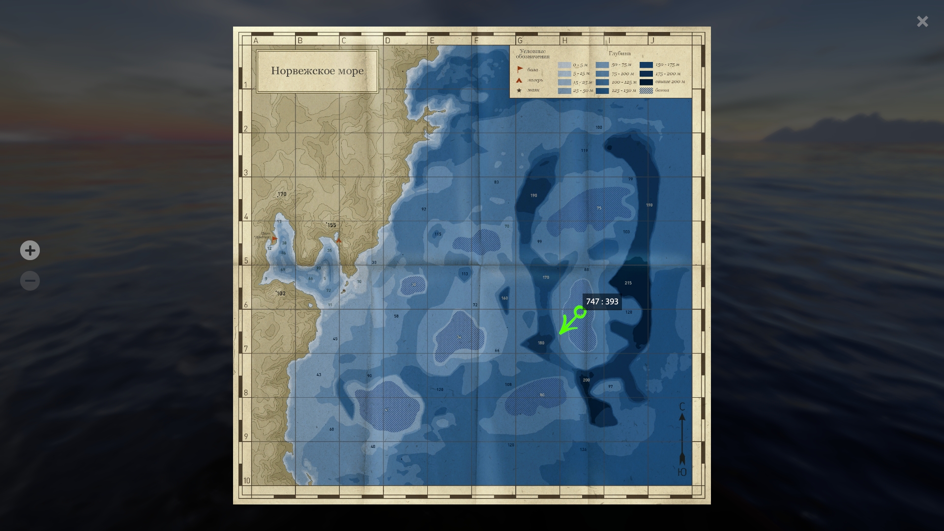 Norwegian Sea — Map