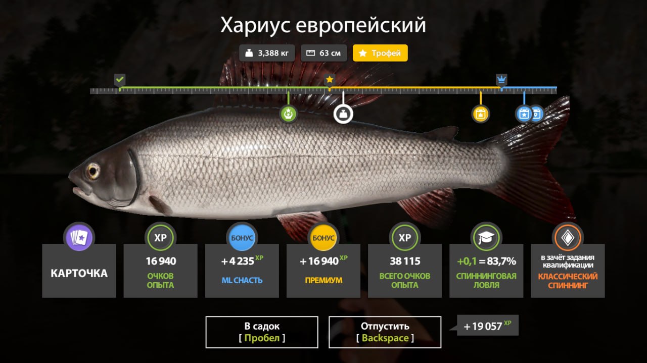 Трофей — Река Белая