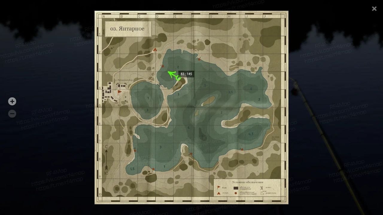 The Amber Lake — Map