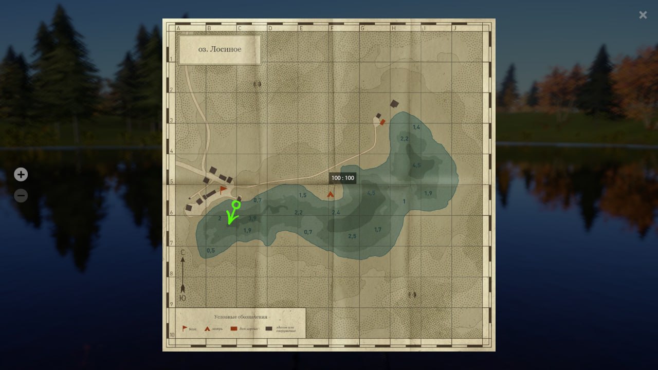 Elk Lake — Map