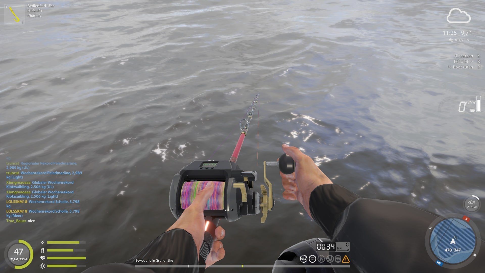 Норвежское море — Точка