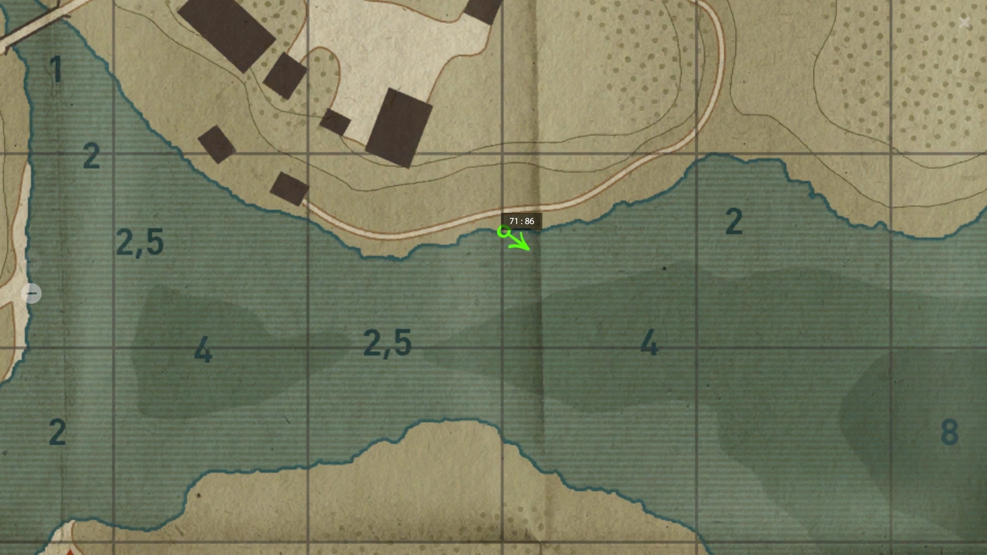 Mosquito Lake — Map