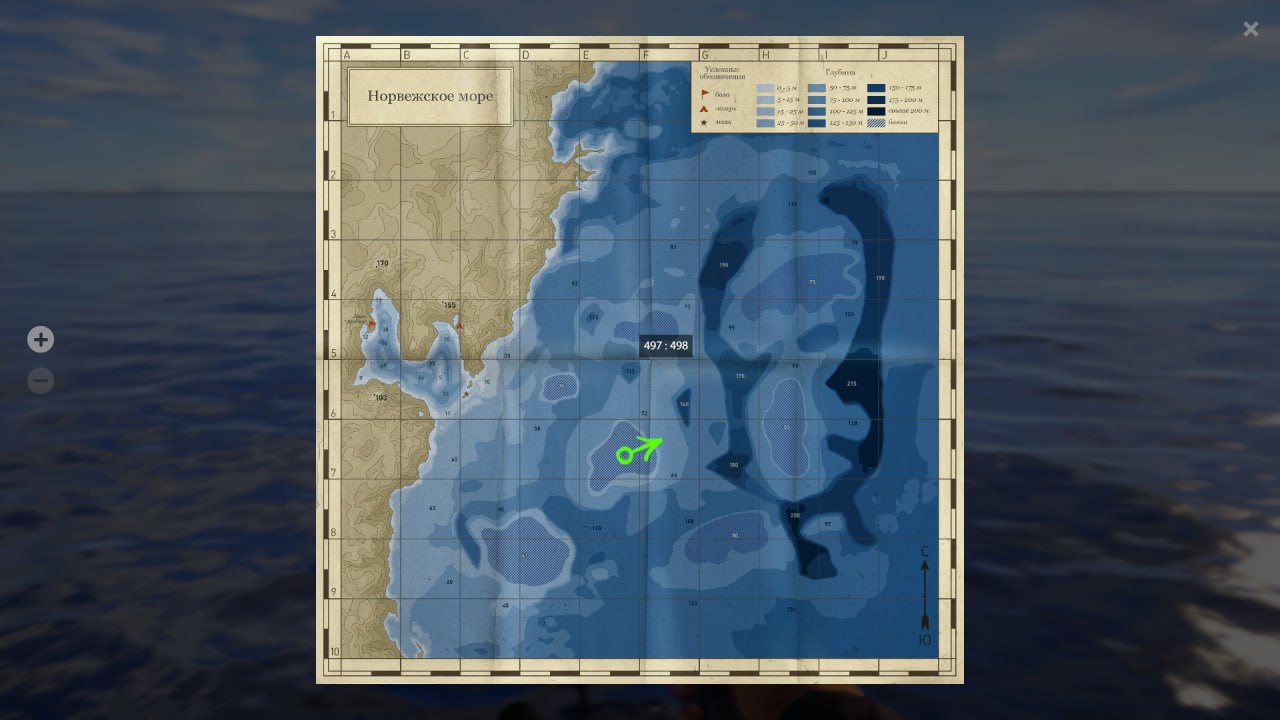 Норвежское море — Карта