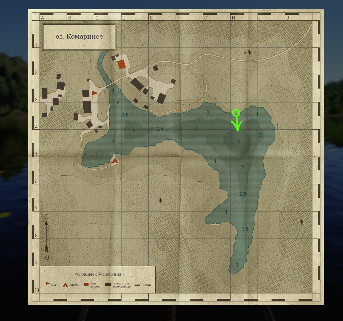 Mosquito Lake — Map