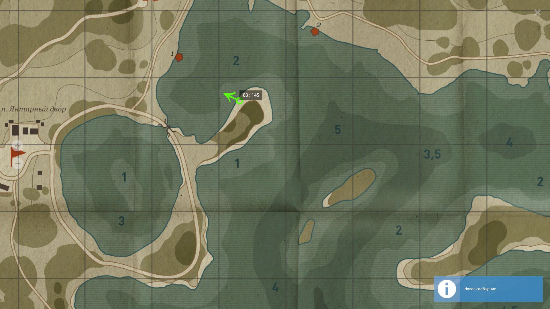 The Amber Lake — Map