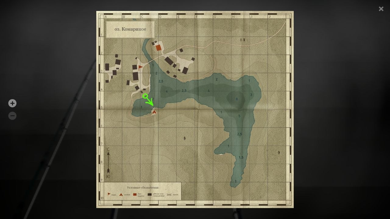 Mosquito Lake — Map