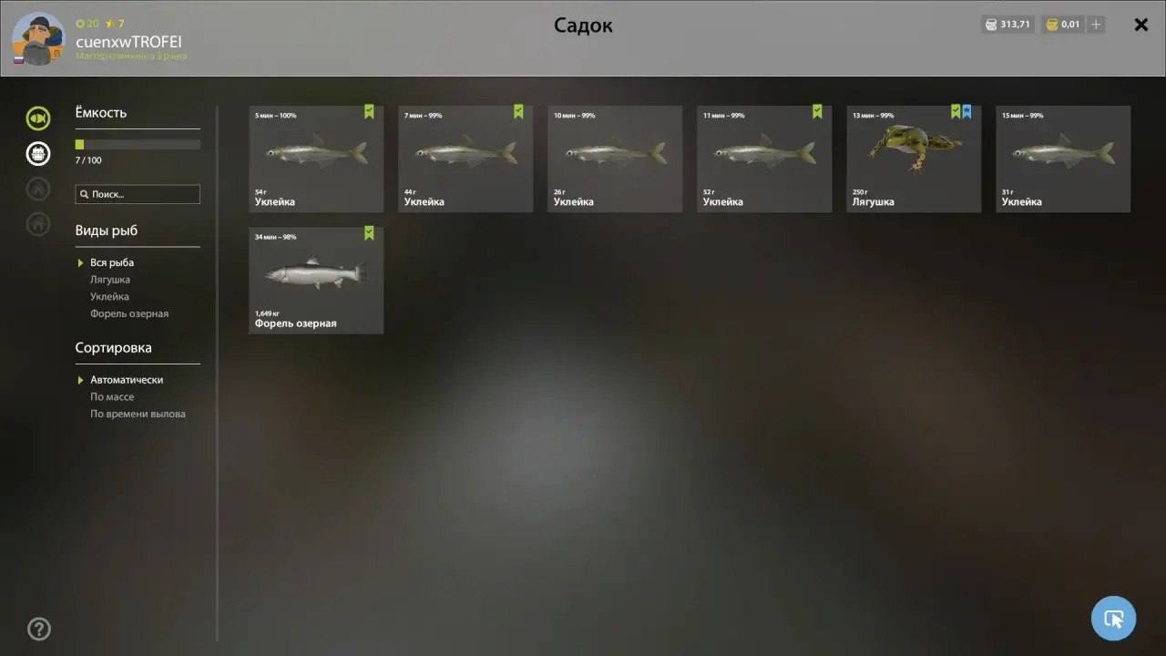 Озеро Комариное — Садок