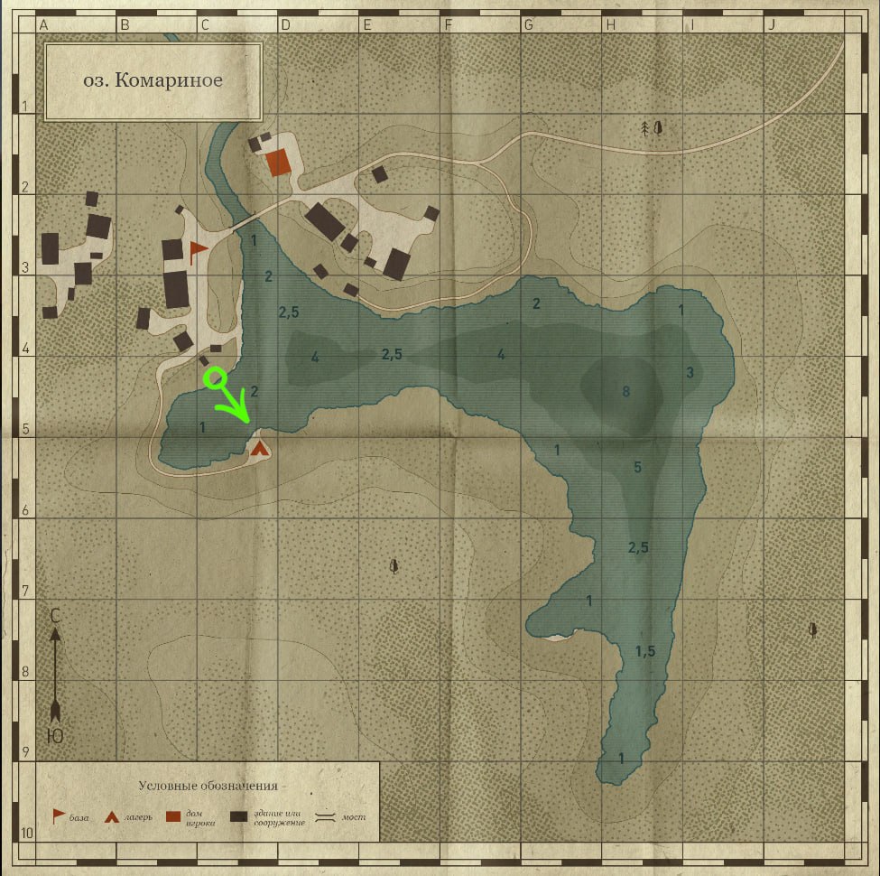 Mosquito Lake — Map