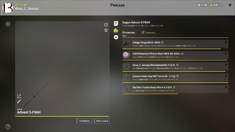 Оснастка (спиннинг) — Ладожский архипелаг