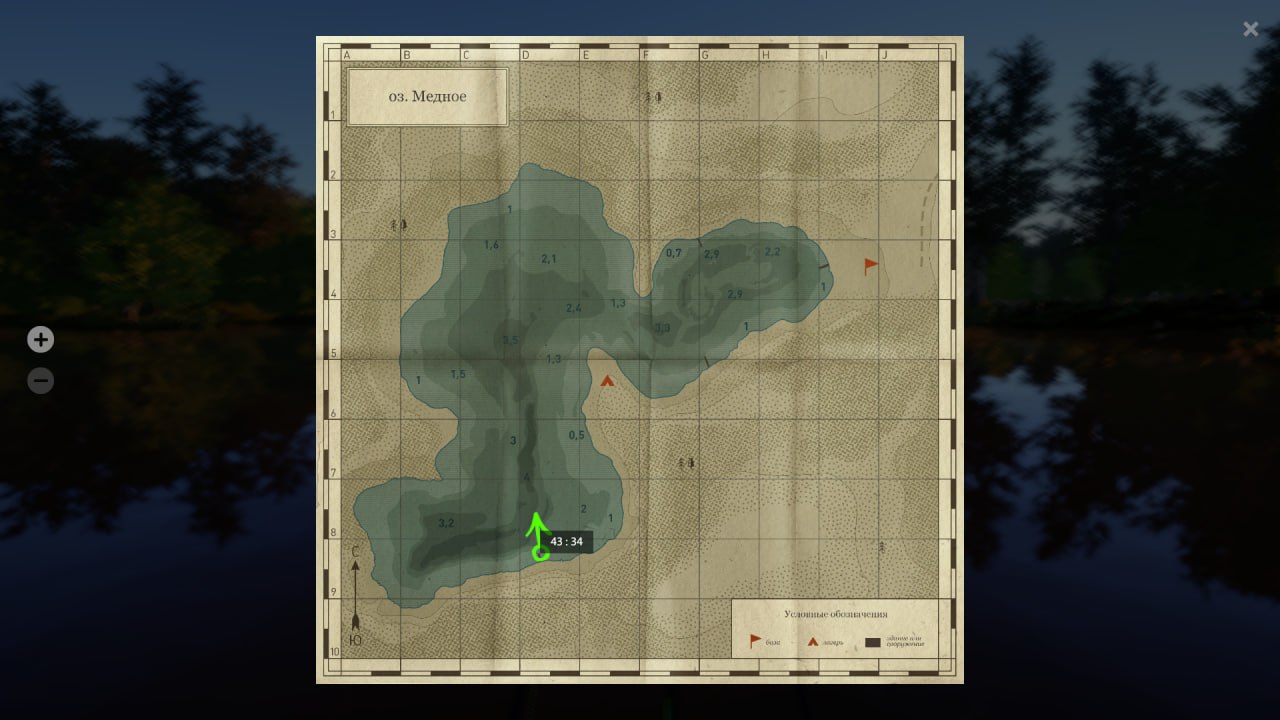 Copper Lake — Map