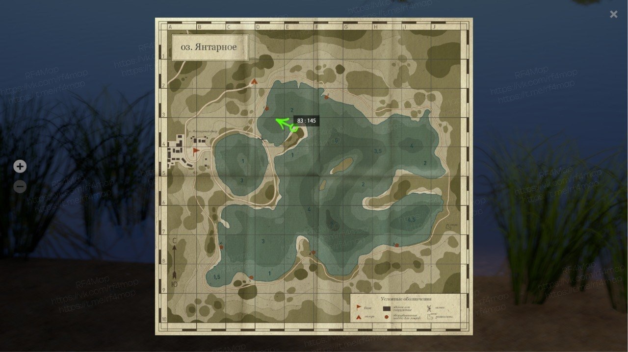 The Amber Lake — Map
