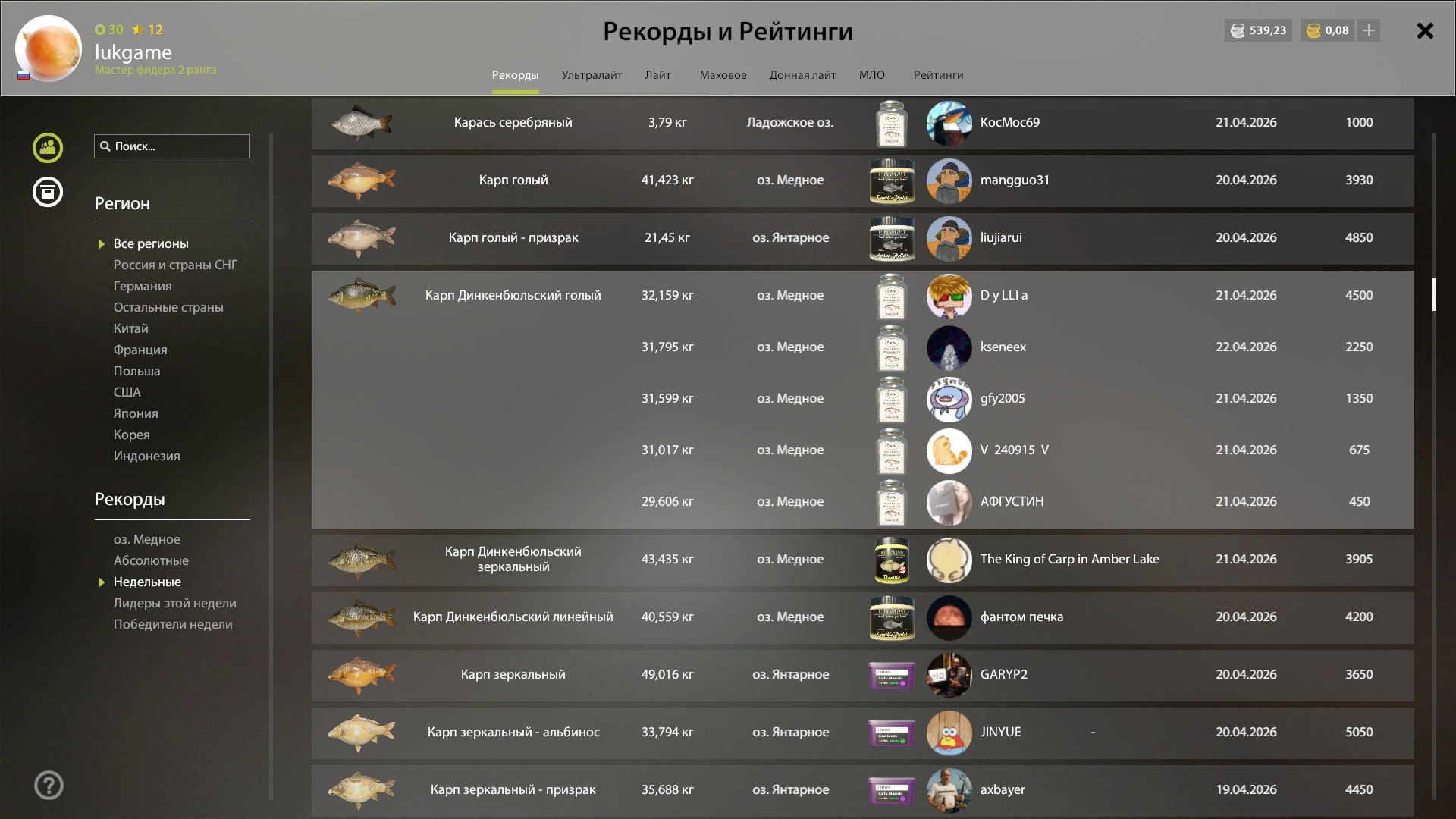 Озеро Медное — Разное