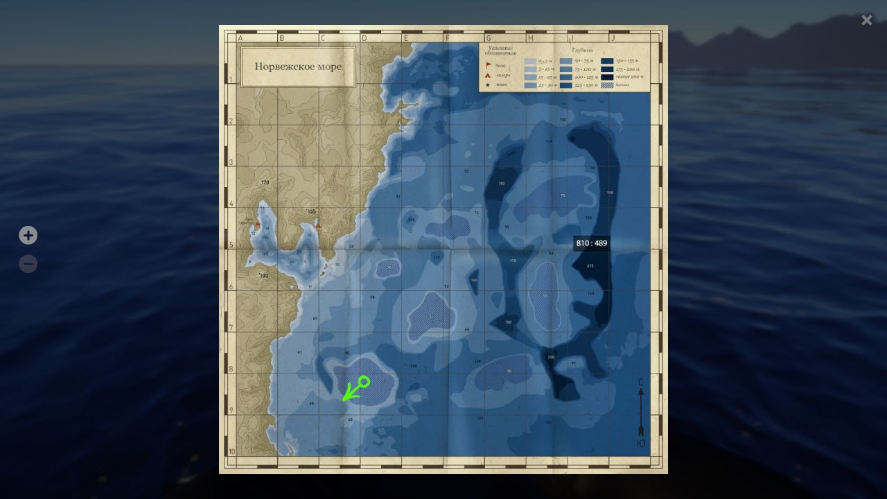 Norwegian Sea — Map