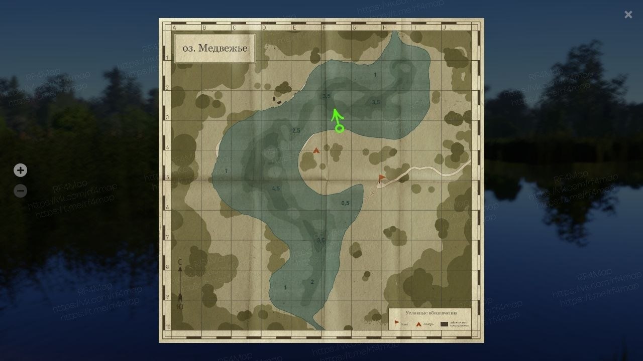 Bear Lake — Map