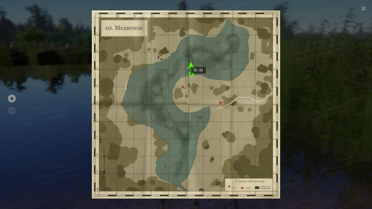 Bear Lake — Map