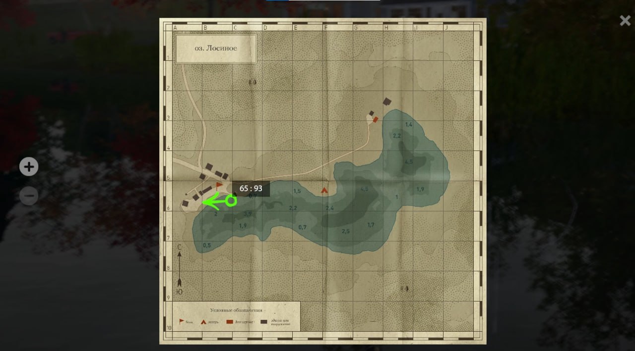 Elk Lake — Map