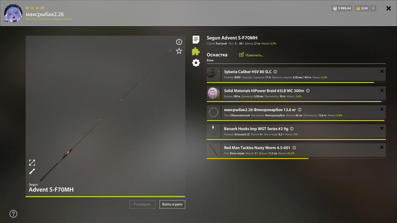 Оснастка (спиннинг) — Ладожский архипелаг