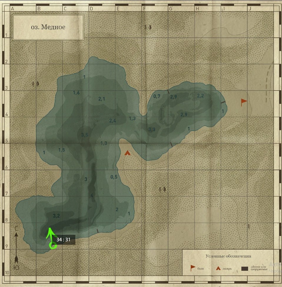 Copper Lake — Map