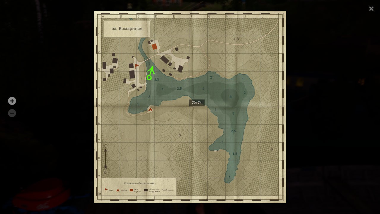 Mosquito Lake — Map